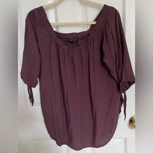 Just Quella Extra-Large Purple Blouse